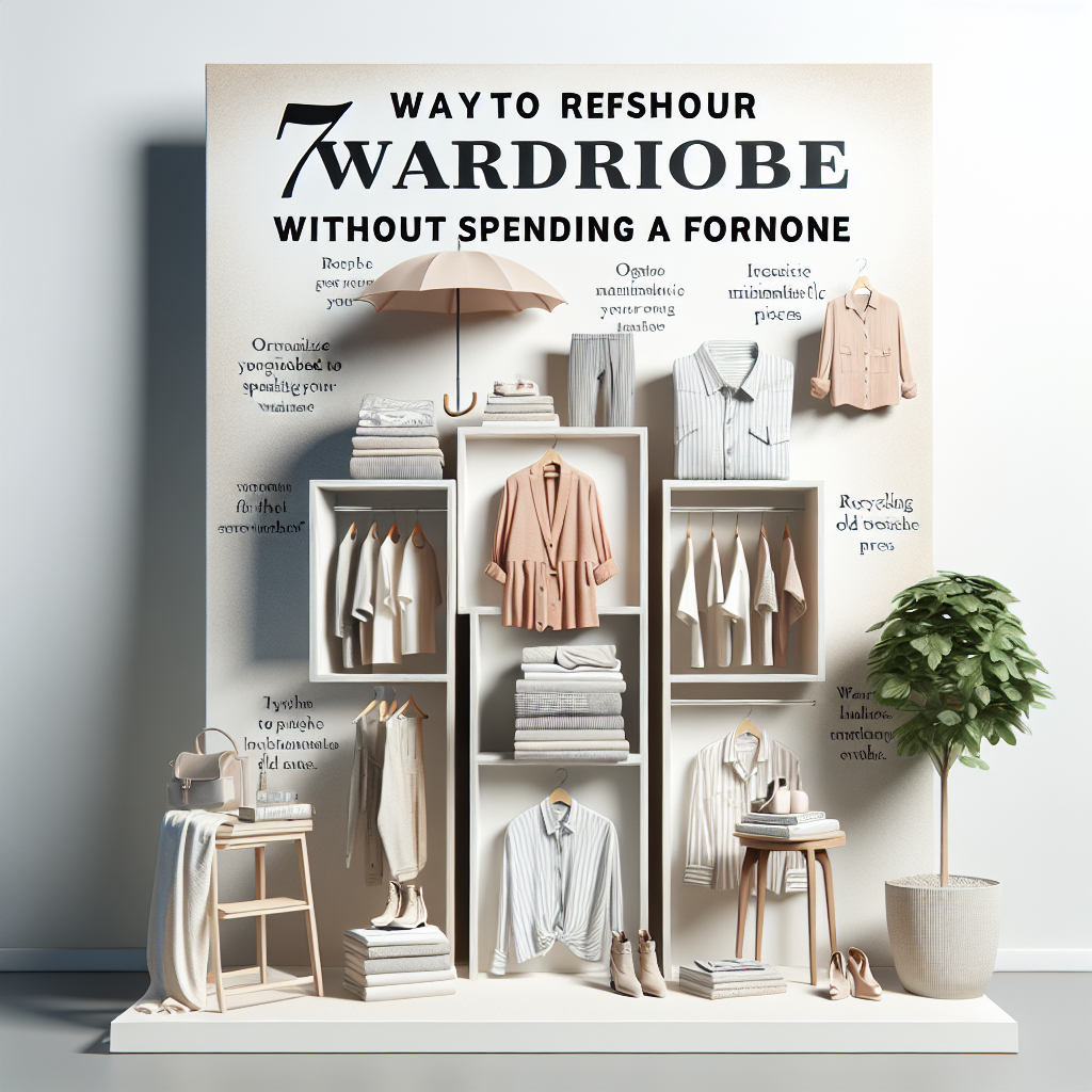 7 sposobów na odświeżenie swojej garderoby bez wydawania fortuny