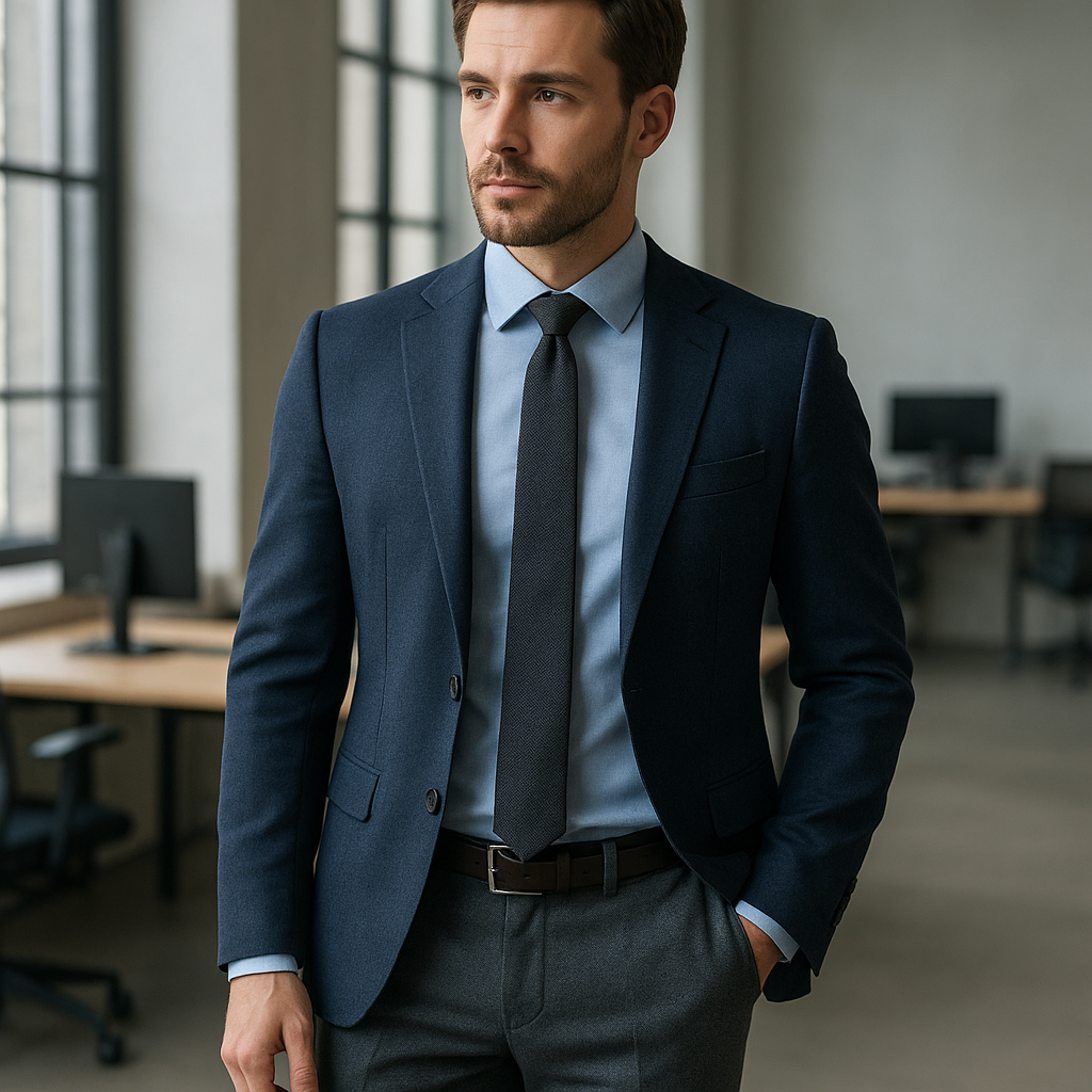 Męskie stylizacje do pracy w biurze