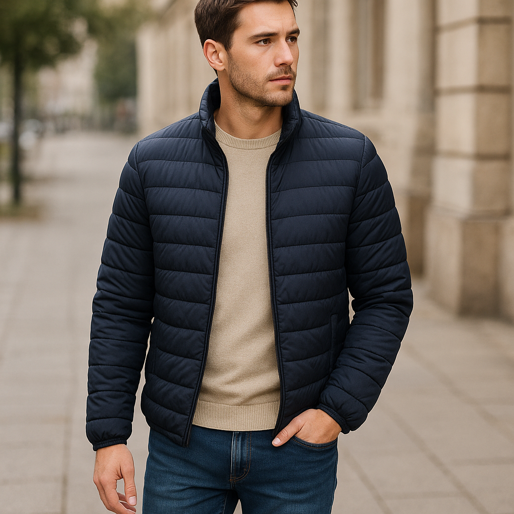 Męskie kurtki pikowane — jak nosić